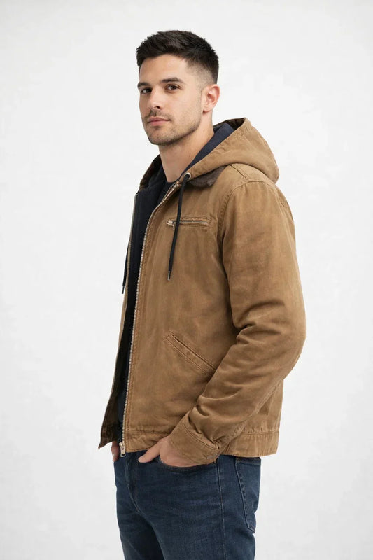 Men's Hooded Jacket - Everyday Comfort and Style