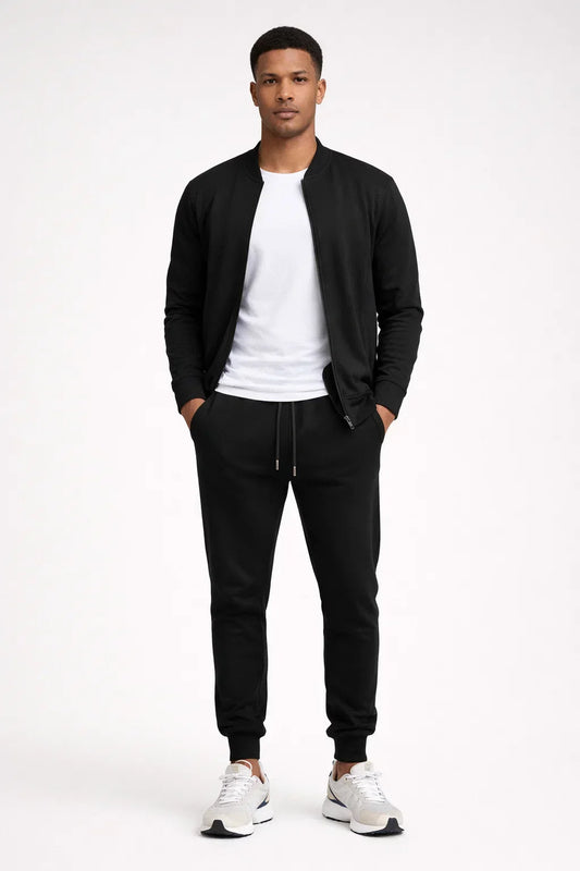 Sporty Men's Jacket and Pants Tracksuit