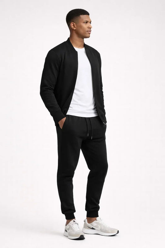 Sporty Men's Jacket and Pants Tracksuit