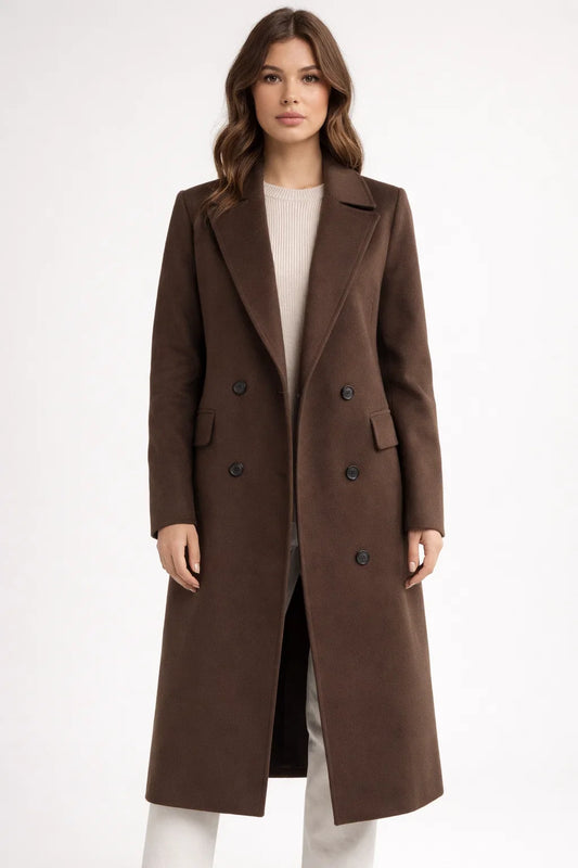 Chic Long Trench Coat for Women
