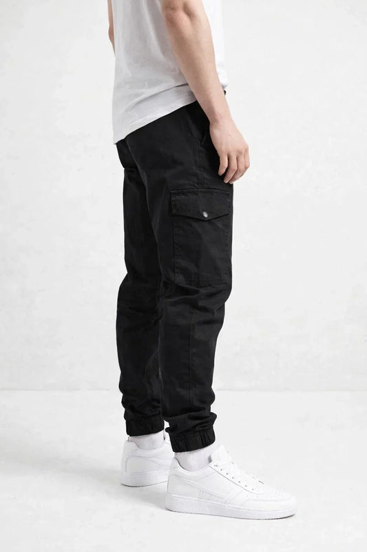 Men's Adjustable Waist Cargo Jogging Pants
