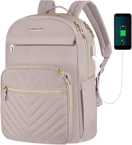 USB Charging Water Resistant Laptop Backpack