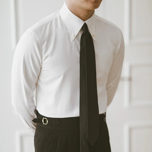 Slim Fit Button-Down Collar Men's Shirt