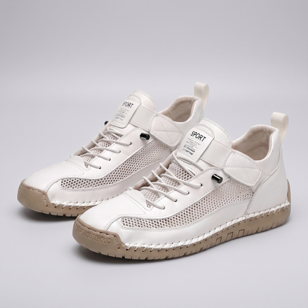 Women's Breathable Mesh Lace-Up Walking Trainers