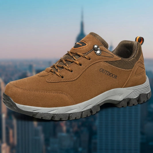 Breathable Suede Mesh Trail Walking Shoes