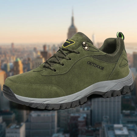 Breathable Suede Mesh Trail Walking Shoes