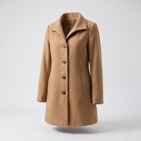 Women's Straight Cut Button Front Heritage Coat