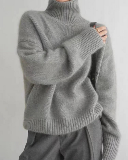 Soft Knit Roll Neck Jumper for Women