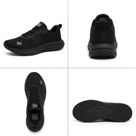 Men's Lightweight Orthopaedic Knit Trainers with Wide Toe Box