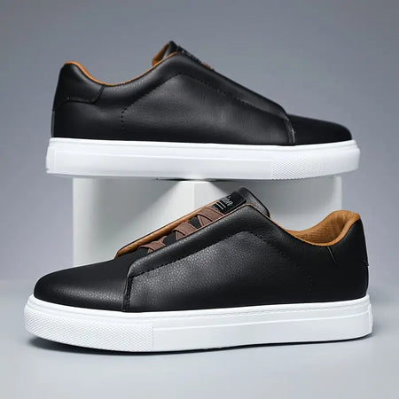 Men's Classic Chelsea Style Leather Trainers