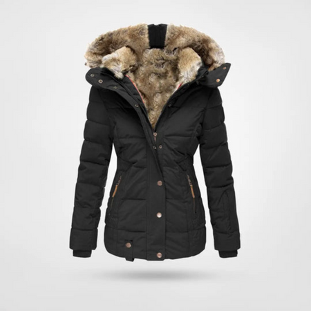 Women's Padded Longline Hooded Winter Jacket