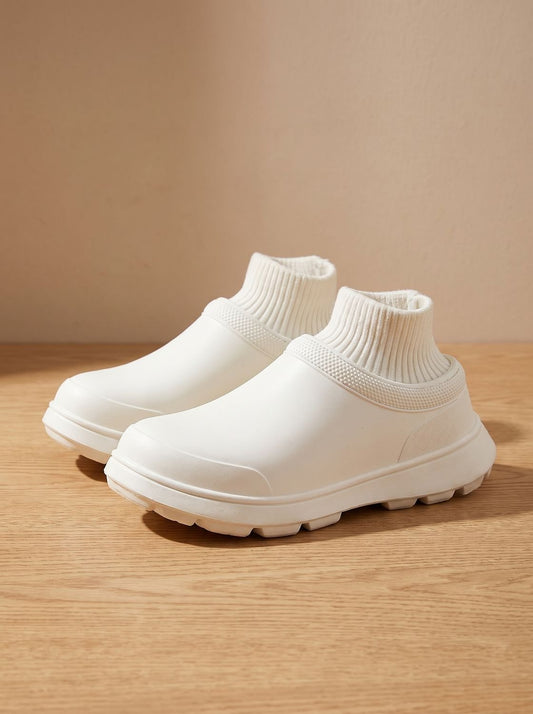 Women's Stretch Knit Sock Platform Slip On Sneakers