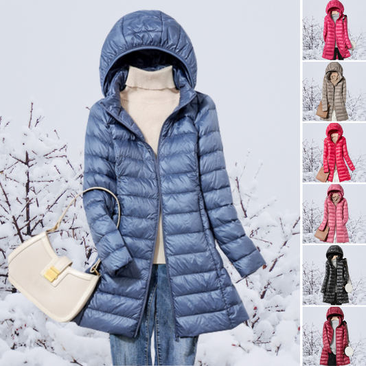 Women's Ultralight Long Sleeve Winter Jacket