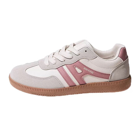 Suede Lace-Up Wide Fit Orthopedic Trainers