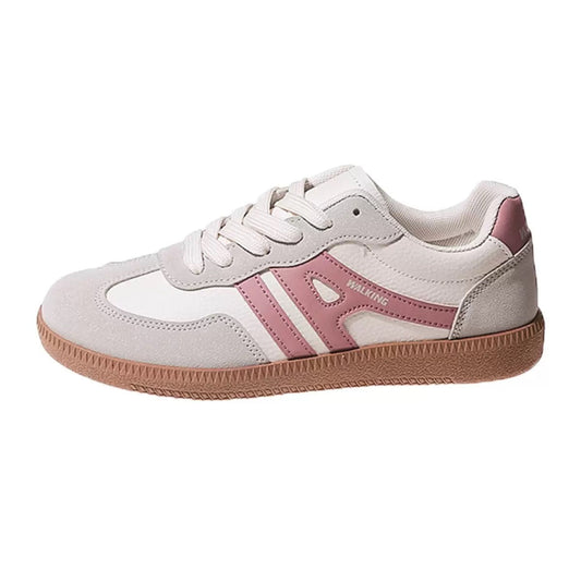 Suede Lace-Up Wide Fit Orthopedic Trainers