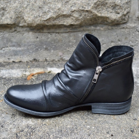 Women's Wide Fit Orthopedic Gel Sole Low Heel Boots