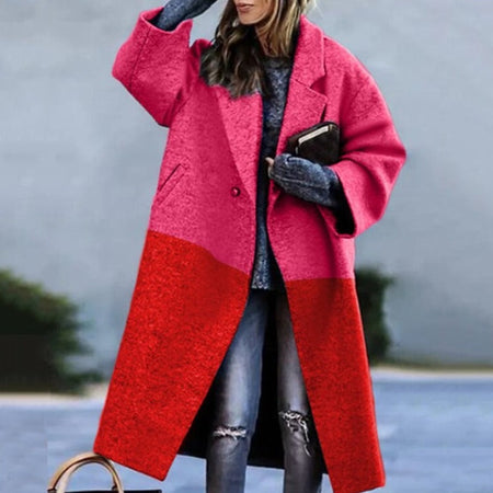 Women's Longline Relaxed Fit Autumn Coat