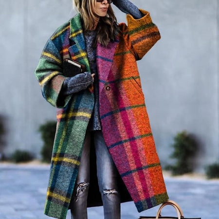 Women's Longline Relaxed Fit Autumn Coat