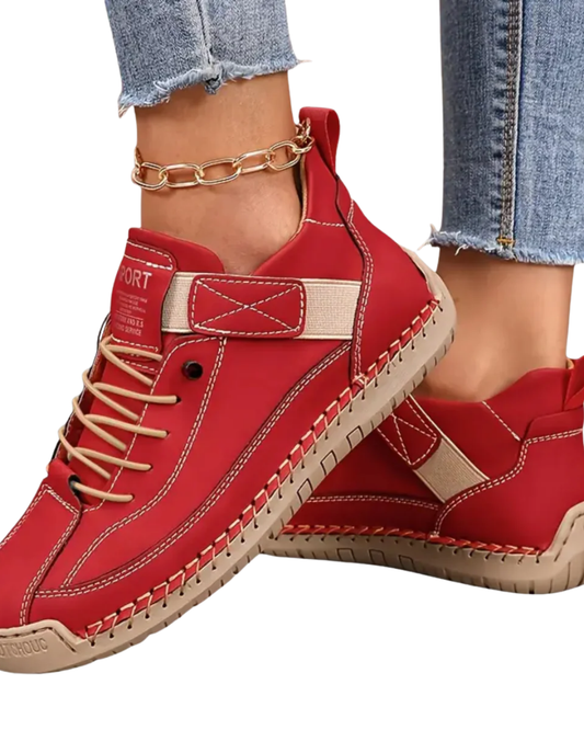 Lightweight Orthopaedic Lace-Up Trainers for Women