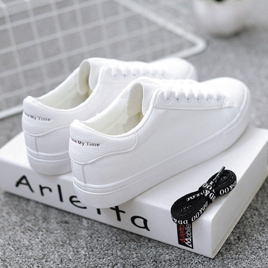 Women's Minimalist Platform Low Top Trainers