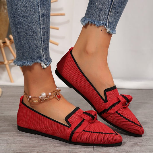 Wide Fit Orthopaedic Slip-On Ballet Flats for Women