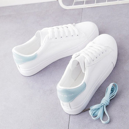 Women's Minimalist Platform Low Top Trainers