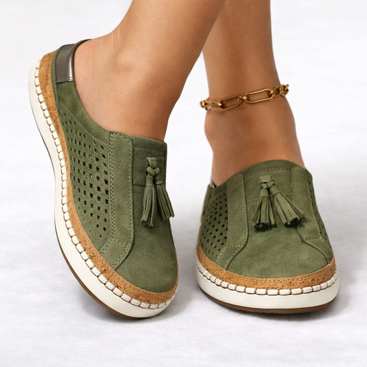 Women's Perforated Slip On Orthopedic Comfort Shoes