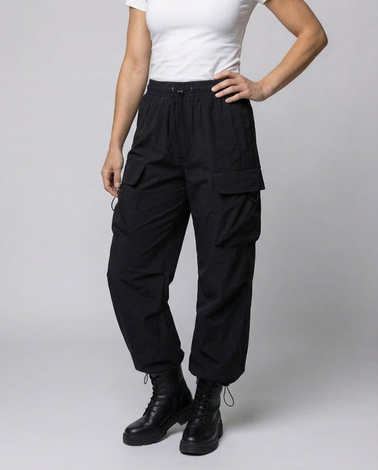 Women's Oversized Balloon Leg Cargo Trousers