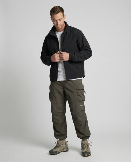 Men's Relaxed Cargo Trousers for Outdoor and Everyday