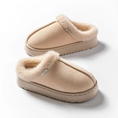 Women's Soft Plush Lined Non Slip House Slippers
