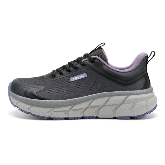 Two Tone Non-Slip Wide Toe Walking Sneakers