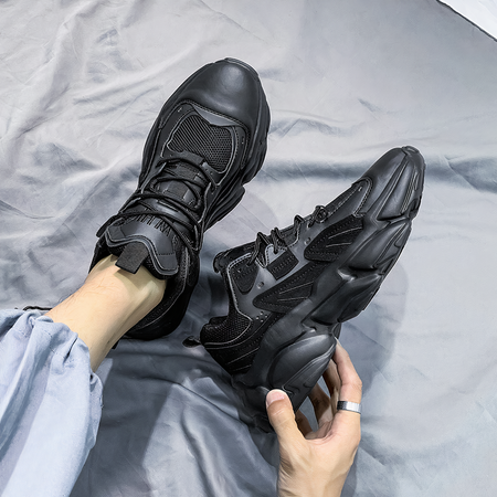 Men's Lightweight Sneakers with Hidden 6 cm Lift