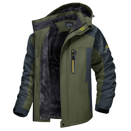 Men's Windproof Outdoor Jacket for Hiking and Cycling