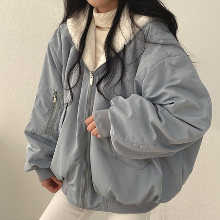 Women's Reversible Hooded Fleece Jacket