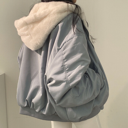 Women's Reversible Hooded Fleece Jacket
