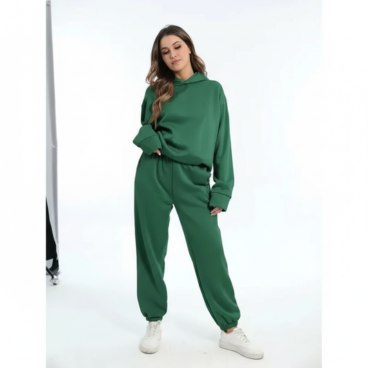 Women's Soft Fleece Hoodie and Jogger Lounge Set