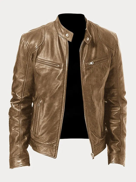 Women's Slim Fit Streetwear Moto Jacket