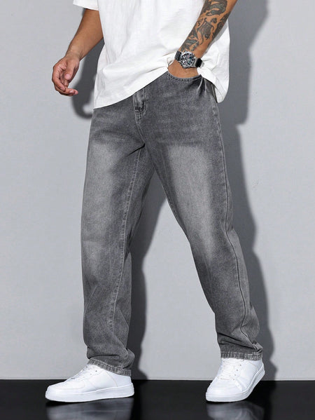 Relaxed Fit Casual Jeans for Men