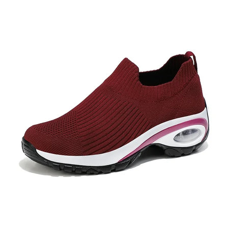 Cushioned Orthopaedic Women's Trainers With Supportive Footbed