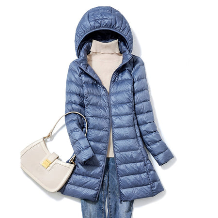 Women's Ultralight Long Sleeve Winter Jacket