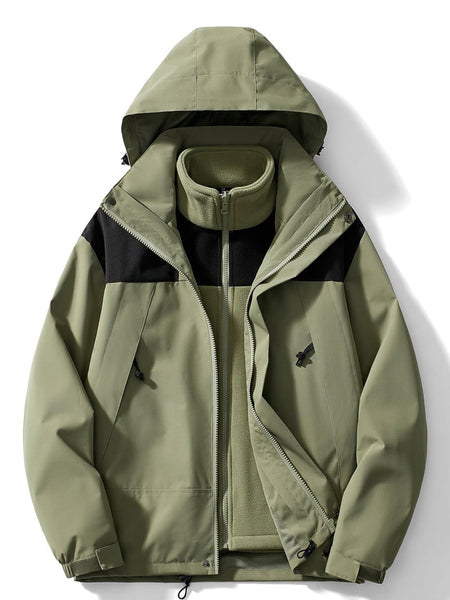 Women's 3-in-1 Outdoor Jacket with Removable Fleece Lining