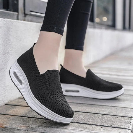 Women's Slip-On Orthopedic Trainers with Heel Air Cushion