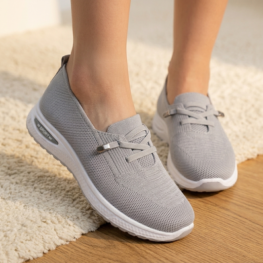 Lightweight Knit Slip-On Trainers for Women