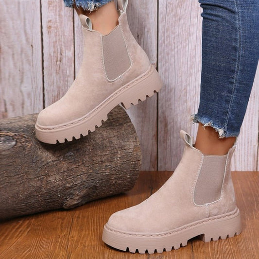 Women's Faux Fur Lined Cosy Ankle Boots