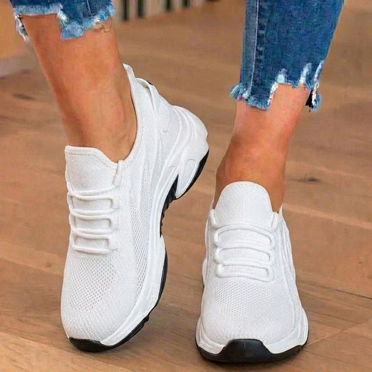 Women's Two Tone Orthopedic Fashion Sneakers