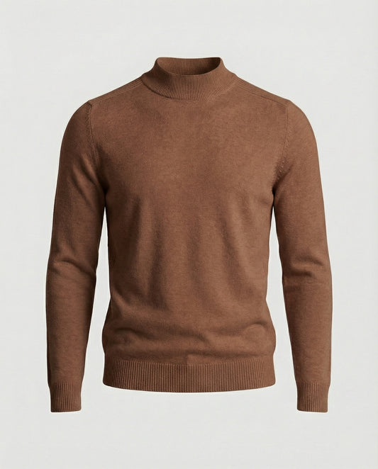 Classic Roll Neck Soft Knit Sweater