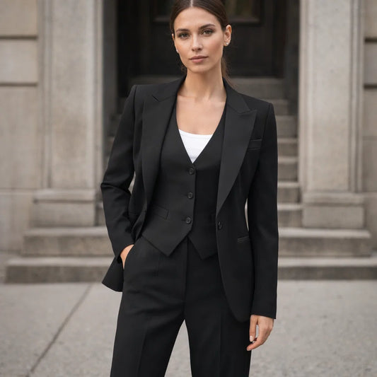 Tailored Three-Piece Women's Suit