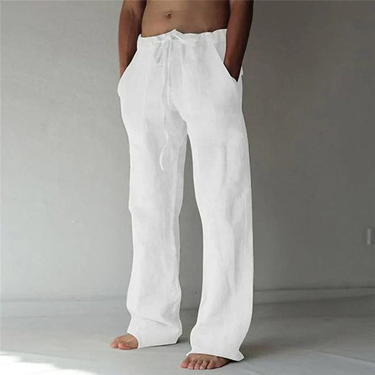 Arthur Relaxed Fit Men's Linen Pants