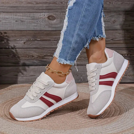 Women's Lace-Up Cushioned Everyday Comfort Trainers