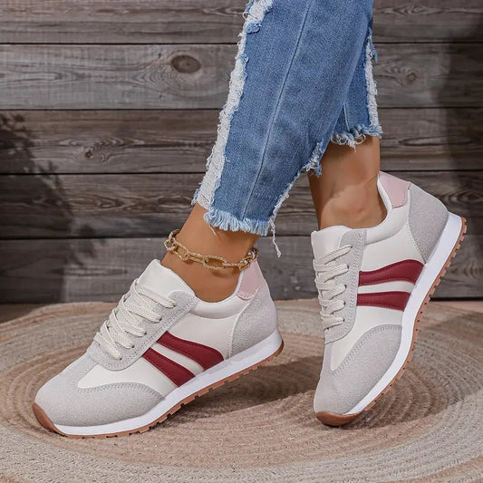 Women's Lace-Up Cushioned Everyday Comfort Trainers